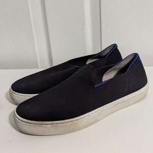 Rothy's Shoes Women's Size 7.5 Black Comfort Casual Sneakers Slip On